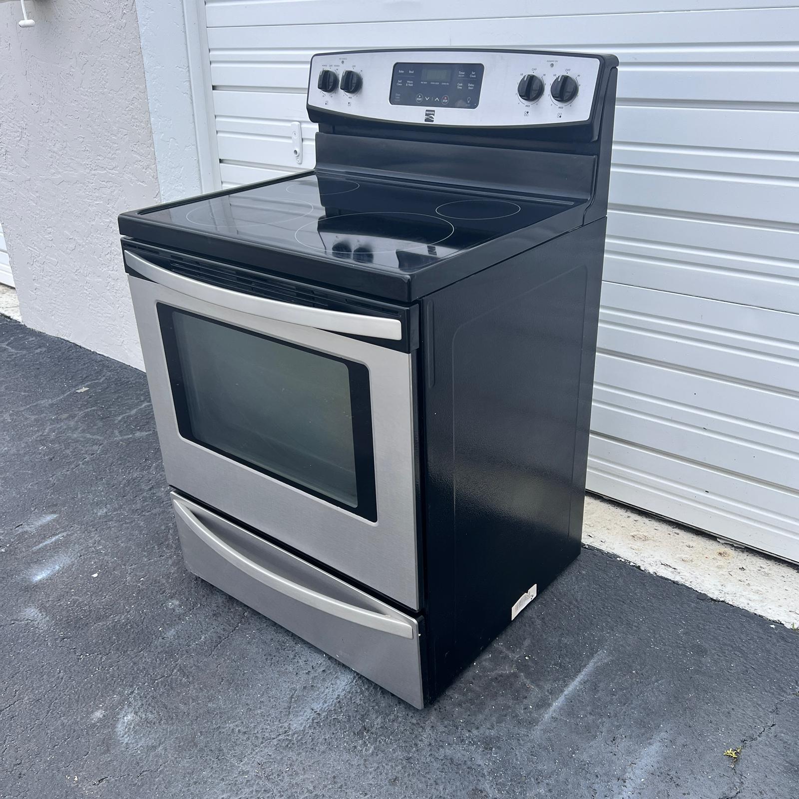 Kenmore Stainless Steel Electric Stove Kenmore Stainless Steel Electric Stove